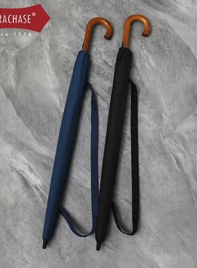 P伞RAC超HAS651E30寸双A层大自动长柄伞135cm直杆男三人复古抗风