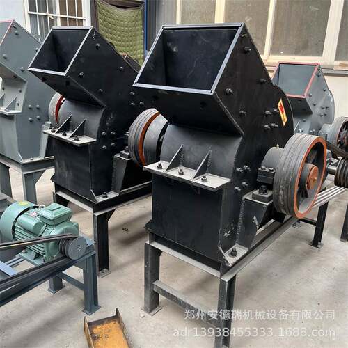 建筑圾矸石可锤式200*300制砂机移动破碎制煤砂一体垃机贝壳骨头