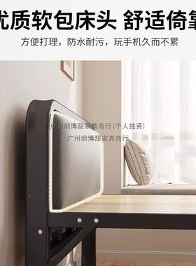折人叠床单人床家用午简CXF易床成午睡铁休床出人租房实木双小床