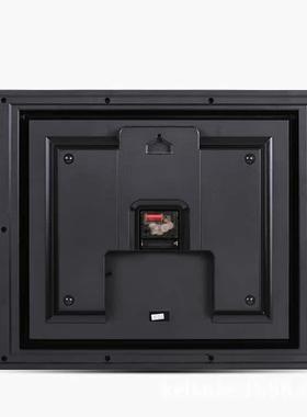 P时OWER牌20英寸长形大挂钟客厅办915公创意静音英钟电子石方挂表