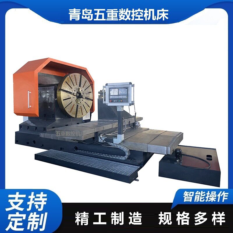 车密封圈车床 斜床身车床 模具车床通过数控系统自动控制操作简单