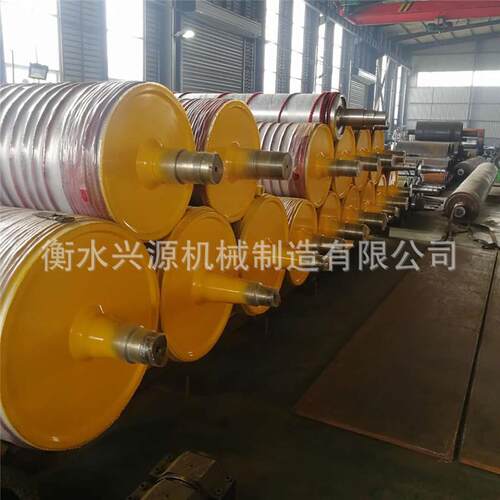 厂家定做过辊筒镀铬工油工艺业亮铬冷却轴镜面轴走水QTQ冷却辊