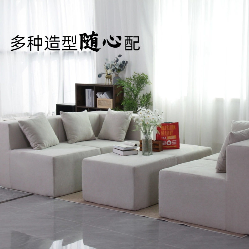 一体成型压缩沙发出租房三人沙发