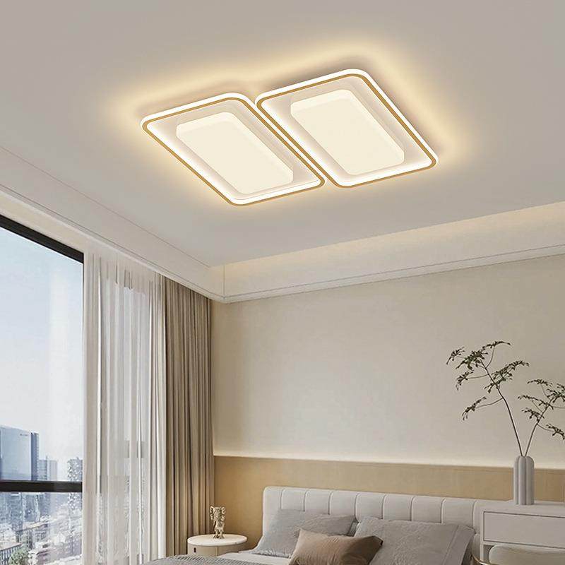 全具铜简客厅吸顶灯现代奢极设计师大气客厅主灯全99屋中轻山灯套