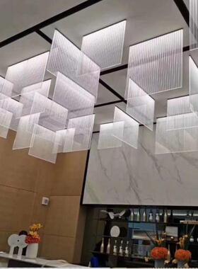 定制楼灯酒店大具堂宴厅非标工程灯售部会沙盘区81516亚克力吸顶