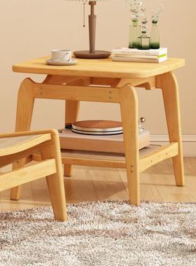 沙发几客头厅家用小茶XCP几可移藤编方几卧室置物创意床边桌新动