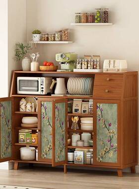 备餐柜加边宽茶水柜餐柜子物柜柜客厅靠ZXH墙置物茶储柜置物架小