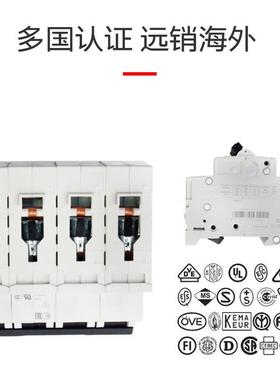 63A空气式微型断路器ABB微EHB型断路器CS202-6固定式3微断型路器