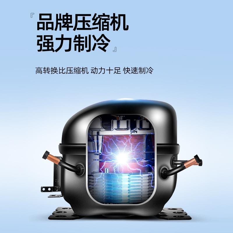 海鲜冰台冷展NYS示柜商用超市藏锈台钢冰鲜卧式不点菜柜冷冻柜保