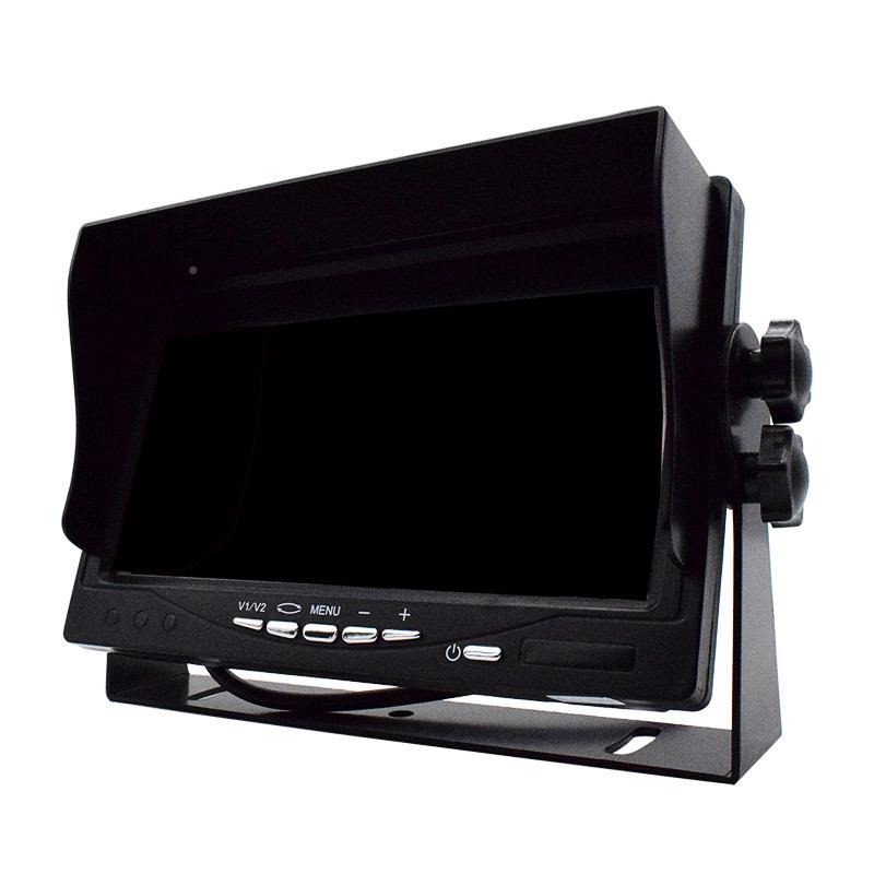 车载宽显示器7寸U型支架台屏式液晶监控800X80高清遮阳FHU罩12-34