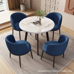 简约接待洽谈桌椅组合售会部客休闲桌子公无品牌/室休息区办阳楼