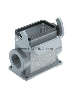 H双ARTING浩亭0930010293底座Han10B-asg0DTK2-LB-29开孔2*PG29