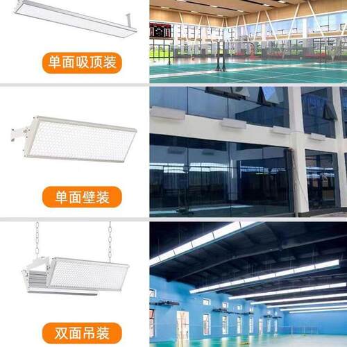 led防眩目亮羽毛球灯网馆球场棒球专用灯工超业厂房仓库NHL照场明