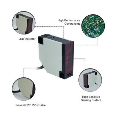 形方光开DHO关S50-N漫反射距离2.5电米F性能稳定