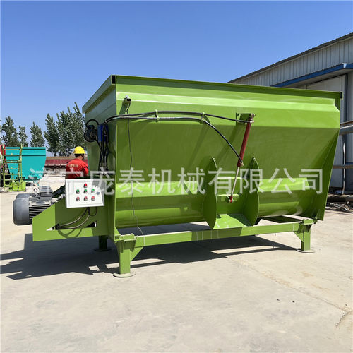 养殖场饲草粉碎搅拌机 自动称重7方tmr拌草机 牧场草料混合粉碎机