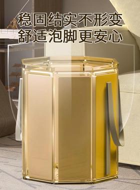 泡脚桶家用过腿可折叠泡406脚袋洗脚盆携泡脚养便高生深足浴小桶