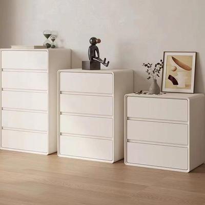 实免SJO五斗柜白色奶油柜柜客厅木多层储物柜简斗约现代卧室安装