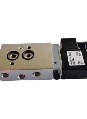 气动原件诺冠型电磁阀2623077二位五通板式气动换向阀AC220VDC24V