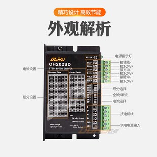 DM556 代替雷塞DM542 数字式 425786两相步进电机驱动器2A4.2A7.2A