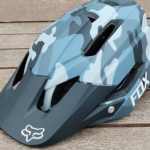 FOX山地车头盔青少年新款 备 半盔男女速降自行车安全帽越野骑行装