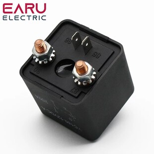 大电流汽车继电器 12V24V48V60V直流总电源启动4脚5脚 短时间负载