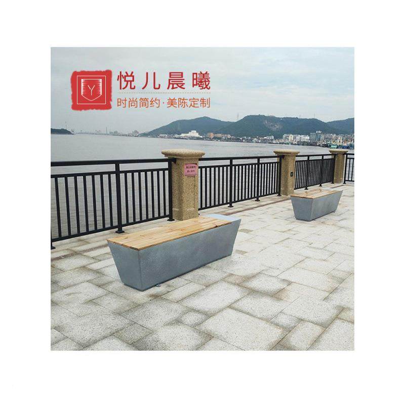 椅玻璃钢休闲腐商场公共区美休息座椅PC-13户外公园椅子防长条坐