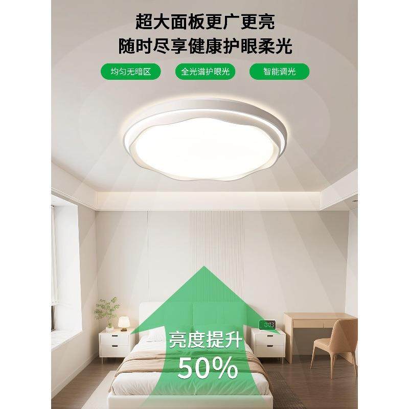 卧室吸顶灯202年5新款简约2ed奶油风l129主卧书房高亮护眼灯具15H,家装灯饰光源,客厅吸顶灯,淘宝优惠券,粉丝福利购,淘宝优惠卷