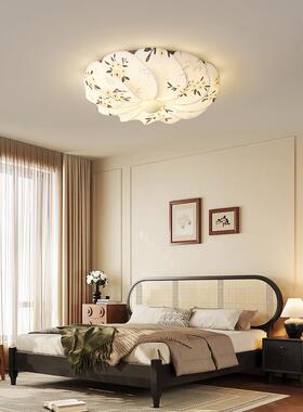 灯法S式中古风24614布艺护眼卧室吸顶美宋氏学浪漫温馨书房餐厅灯