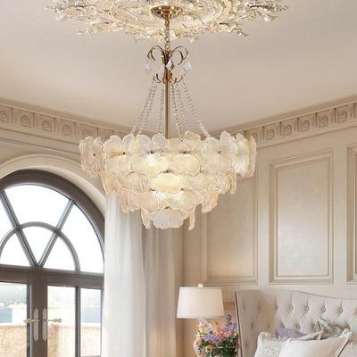 式客厅吊灯轻气奢高端大玻49990璃现法水晶吊灯餐代厅卧室灯具