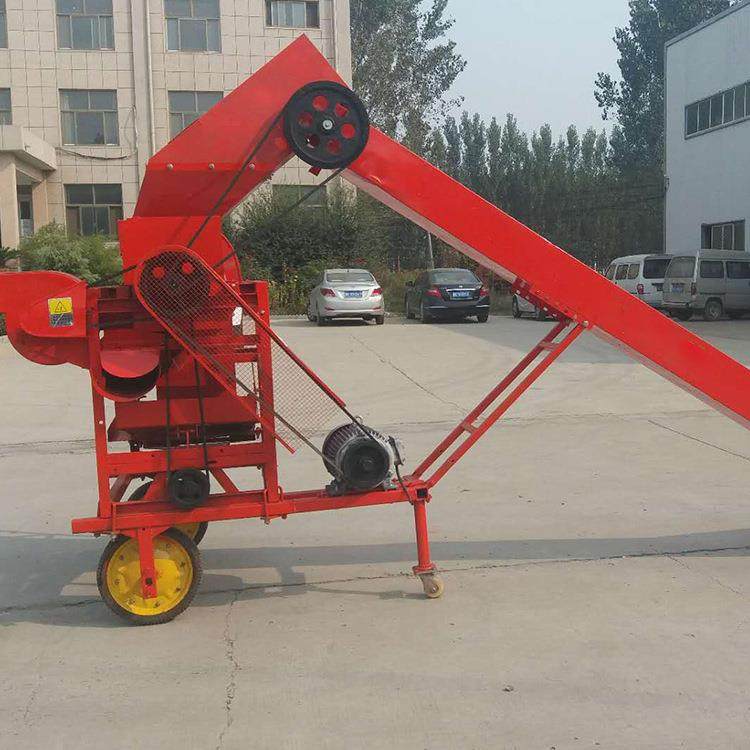 电机式高粱水稻脱粒机玉米半谷子动谷机自可移动式玉米脱TSG粒打