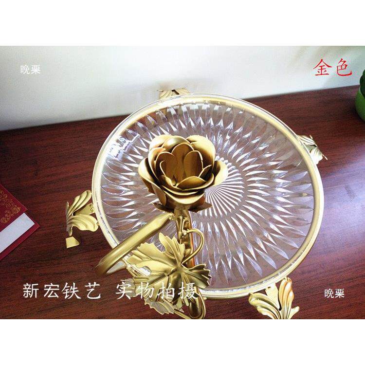 酒艺吧ktv歌水果盘架TFZ创意现代午下茶点心蛋糕架欧厅式铁干果托