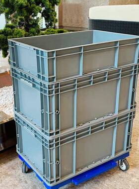 A10L镂空推凹槽塑料转箱乌龟车可周拼四轮接小箱小车移F76JJ7HJ动