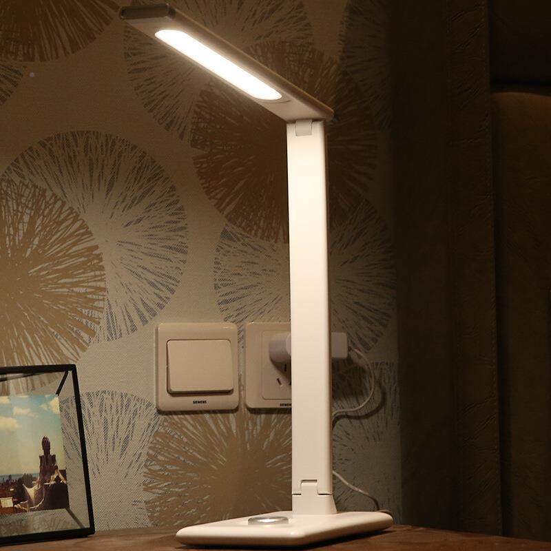 led护眼学习台厂LS-H8灯折叠工直销旋按钮光调调色插电过转认证