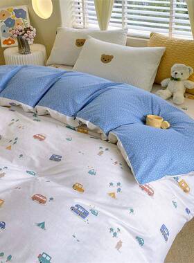 230x230cm全被套7罩*7尺棉被棉2.3x2.3米春MHW秋斜纹棉纯双人被单