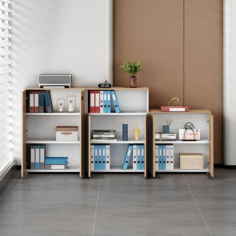 办公室文件柜柜物SJRG-AG-柜木质隔文件柜子带密码锁断档案资储料