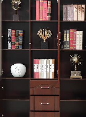 办公文件柜带木锁办公室展示柜柜子KYC皮老板收纳资料储档案书物