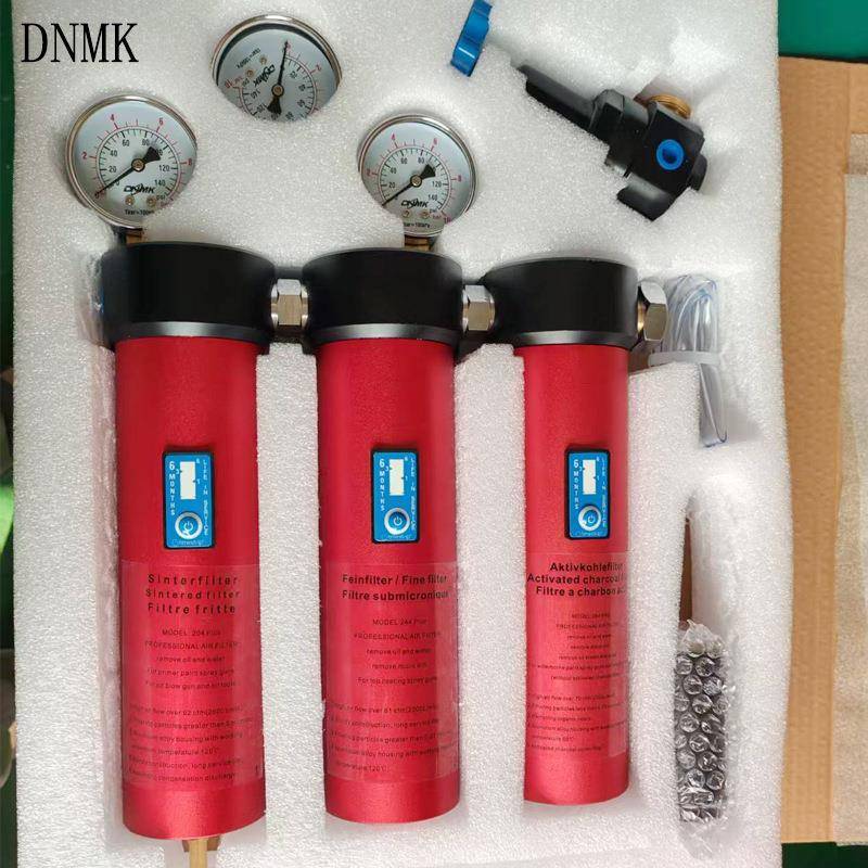 三节汽车喷油漆水分离器595烤漆房用过压器空机压缩滤空气自动排