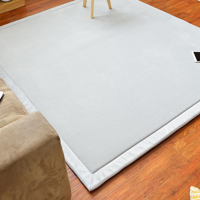 加厚防滑榻行榻毯米地隔凉爬垫客厅卧飘窗地垫珊瑚ys202绒室记忆