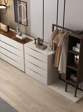 卧室斗收纳柜衣架实木柜子组FKW合体落地九柜斗柜四斗立一柜物挂