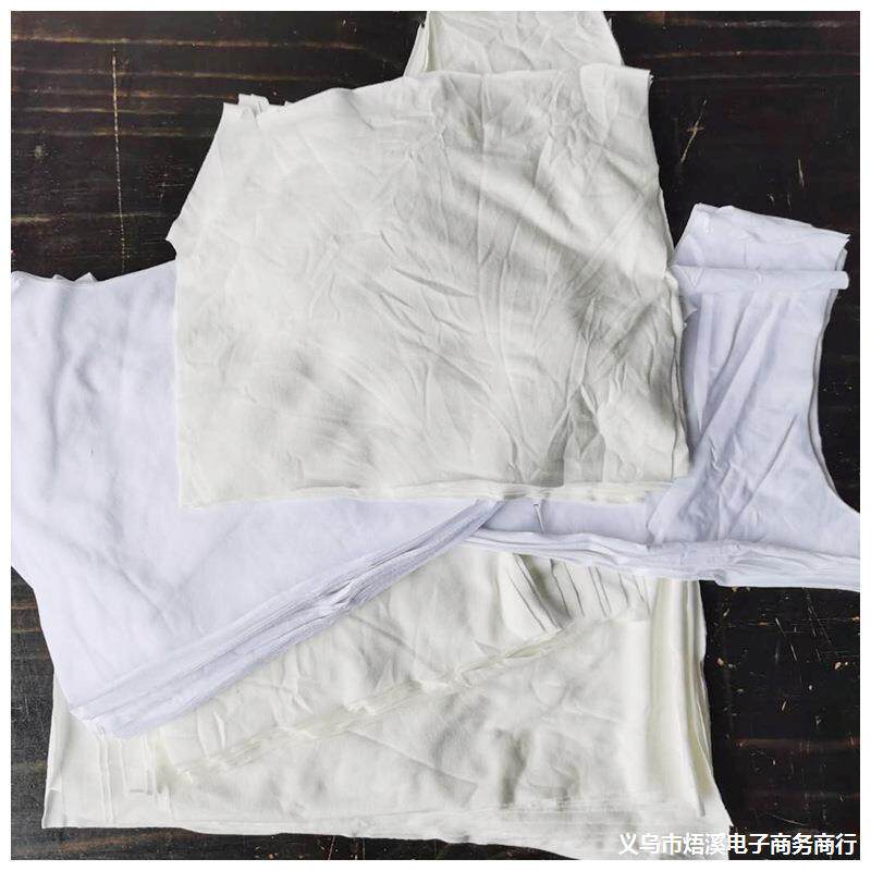 厂家直销擦机布纯棉白色大刀布工业抹布纯棉白碎布吸油吸水不掉毛