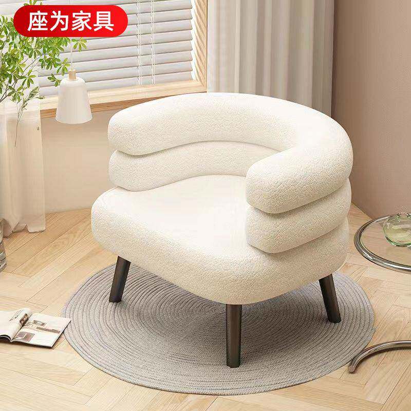 沙发椅休闲椅客厅单人座椅懒人沙发椅卧室衣帽间化妆椅梳妆台座椅