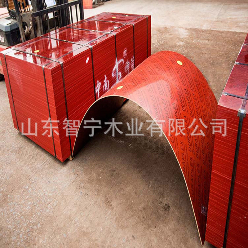桥梁板竹胶板易脱模板面平整光滑周转次数高密实且易脱模