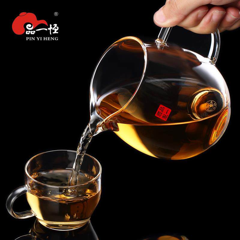 品一恒玻璃公道杯茶漏套装加厚耐热透明泡茶过滤茶海分茶马小