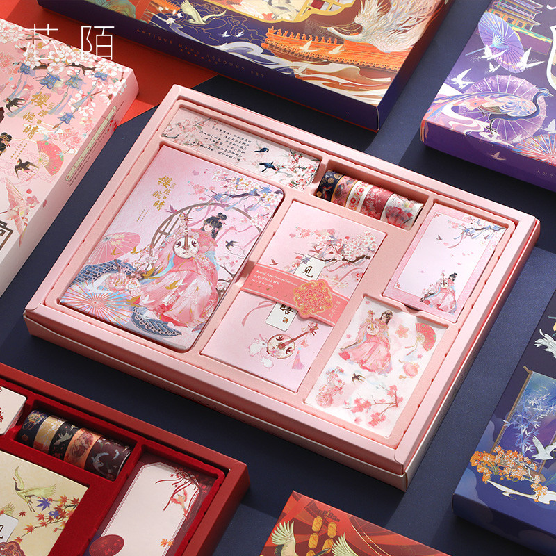 东方美学系列中国风高颜值手账本手信礼盒古风2026年新款学生创意
