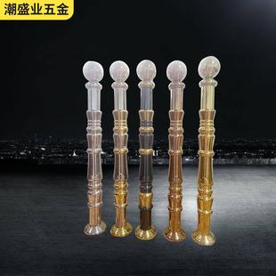 楼梯起步大柱不锈钢立柱将军大如意柱圆管楼梯扶手防护栏配件直销