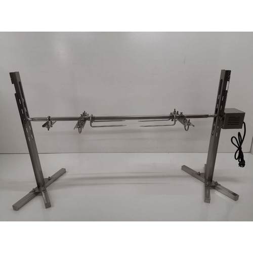 野营烤全羊架商用全自动旋转不锈钢烧烤架加厚户外用品热卖