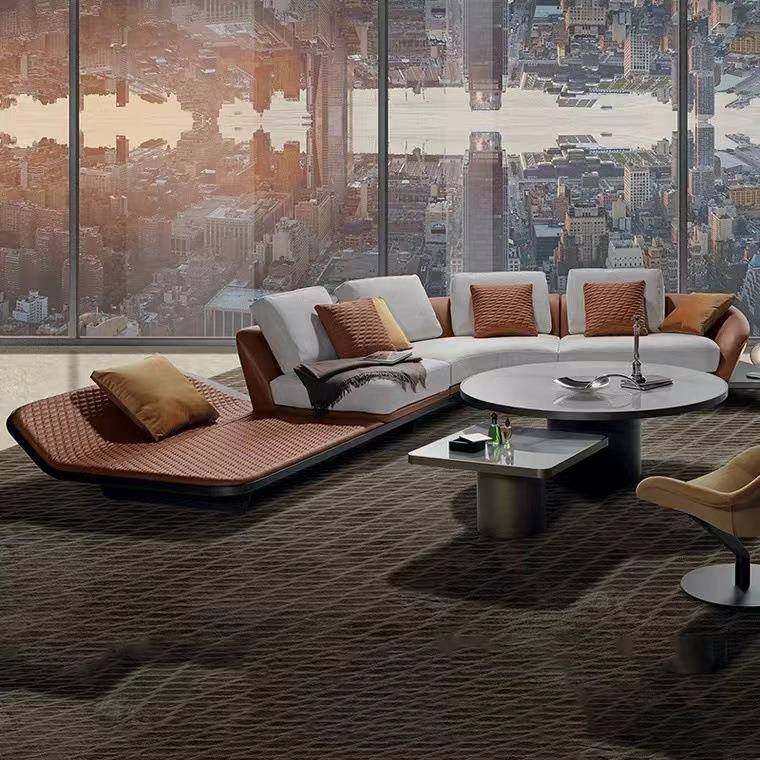 瑶乾意式极简布艺沙发现代简约设计师异形客厅组合乳胶小户型家具