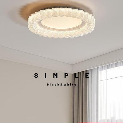 意式极简卧室吸顶灯现代简约高级感房间灯全光谱护眼主卧室书房灯