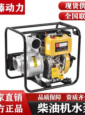 上海伊藤动力柴油抽水泵2寸3寸4寸小型便携式自吸泵YT20DPYT30DP