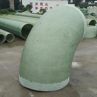 生产玻璃钢弯头管件法兰式90直角可承受腐蚀玻璃钢法兰